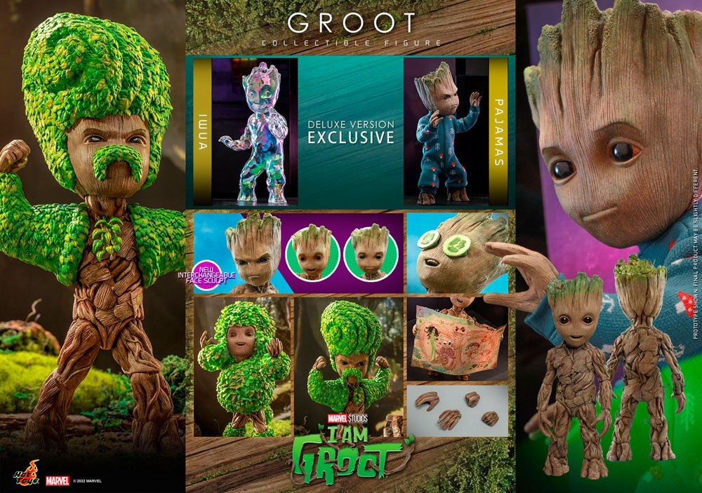I Am Groot Action Figure Groot Deluxe Version 26 cm