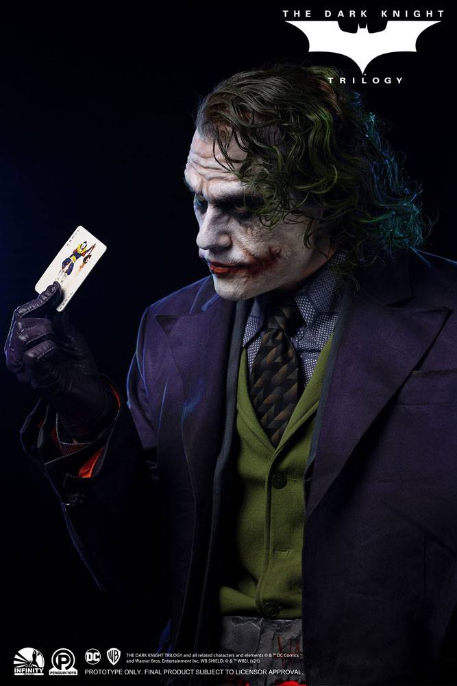 The Dark Knight Life-Size Bust Joker 82 cm