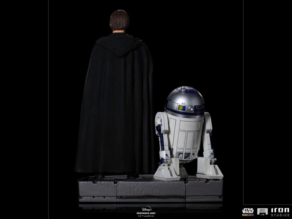 Star Wars The Mandalorian Legacy Replica Statue 1/4 Luke Skywalker, R2-D2 & Grogu 54 cm