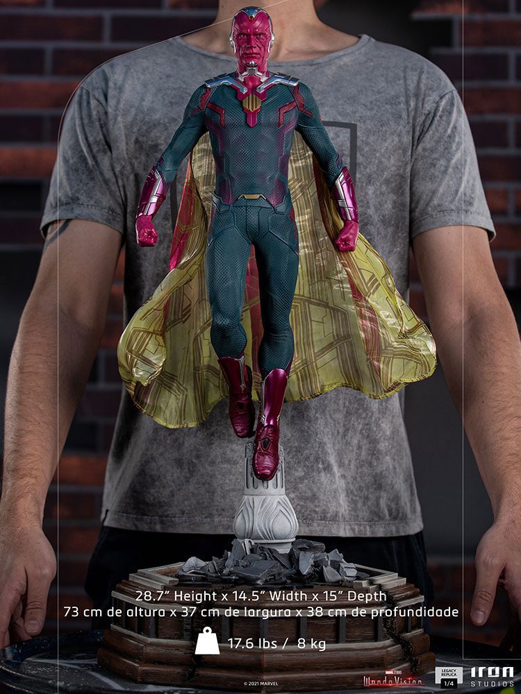 WandaVision Legacy Replica Statue 1/4 Vision 73 cm