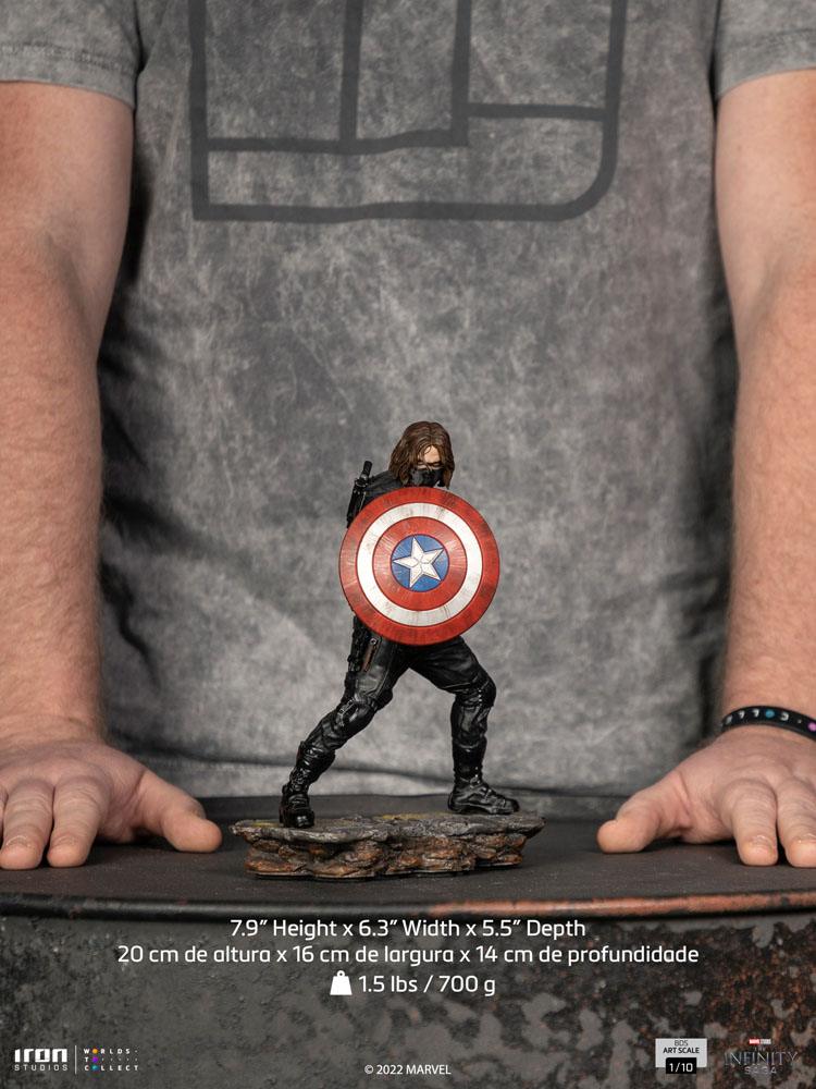 The Infinity Saga BDS Art Scale Statue 1/10 Winter Soldier 20 cm