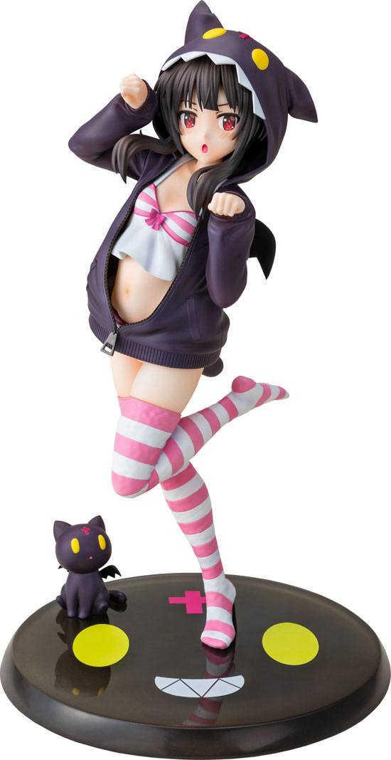 Kono Subarashii Sekai ni Syukufuku wo! Statue 1/7 Megumin Hoodie Look Chomusuke ver. 25 cm