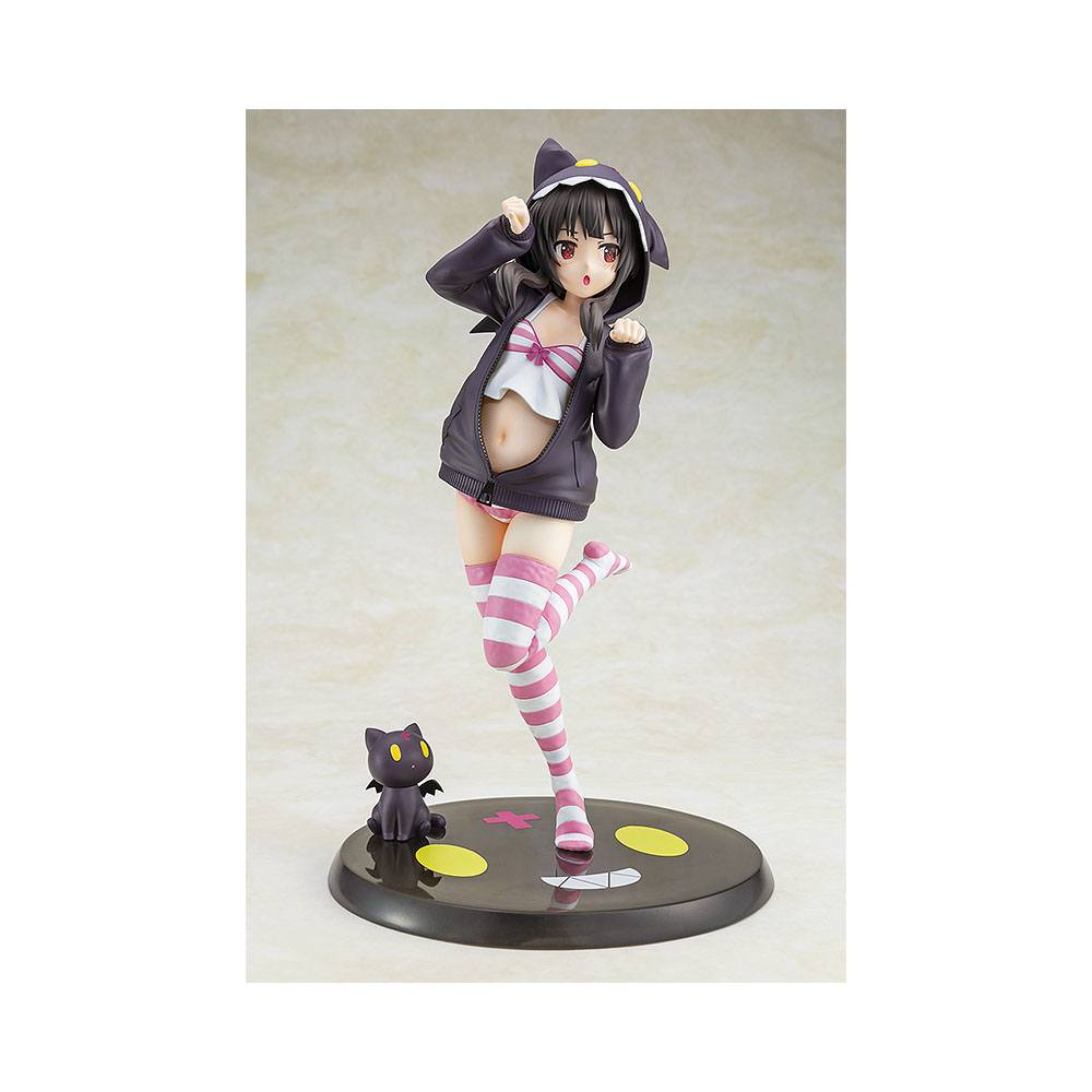 Kono Subarashii Sekai ni Syukufuku wo! Statue 1/7 Megumin Hoodie Look Chomusuke ver. 25 cm