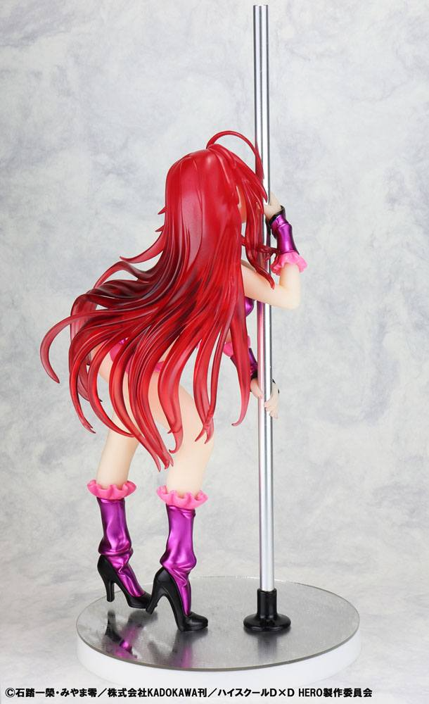 High School DxD Statue 1/7 Rias Gremory Pole Dance Ver. Purple Color 20 cm