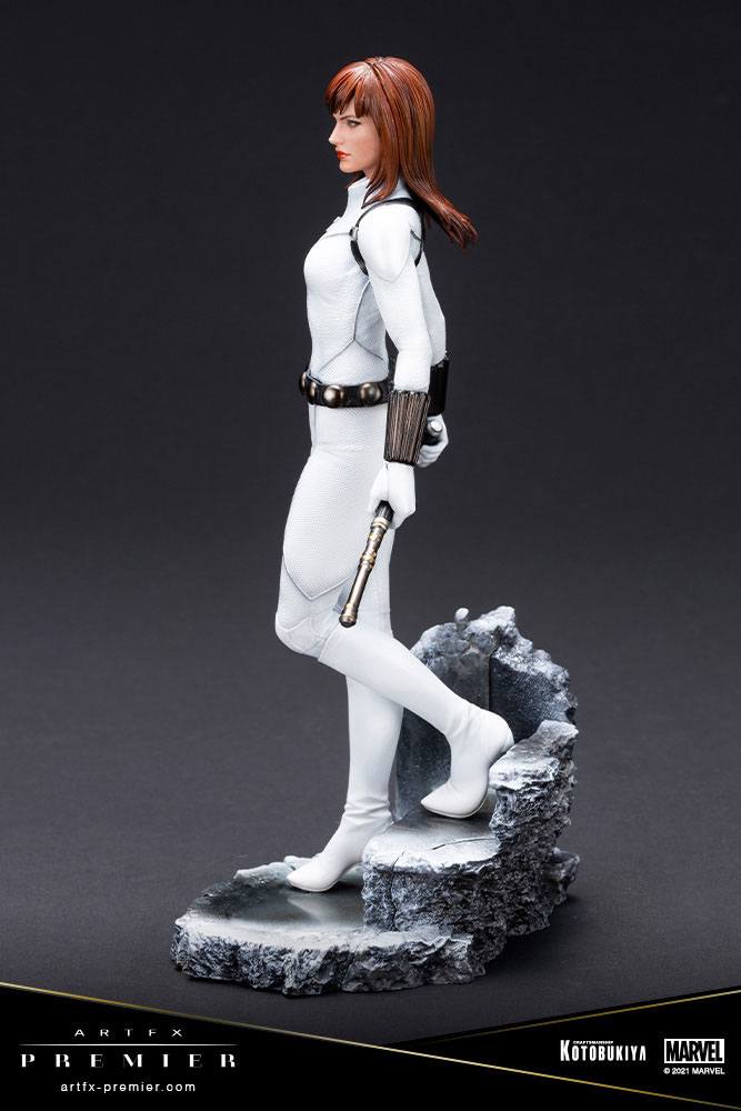 Marvel Universe ARTFX Premier PVC Statue 1/10 Black Widow White Costume Limited Edition 21 cm