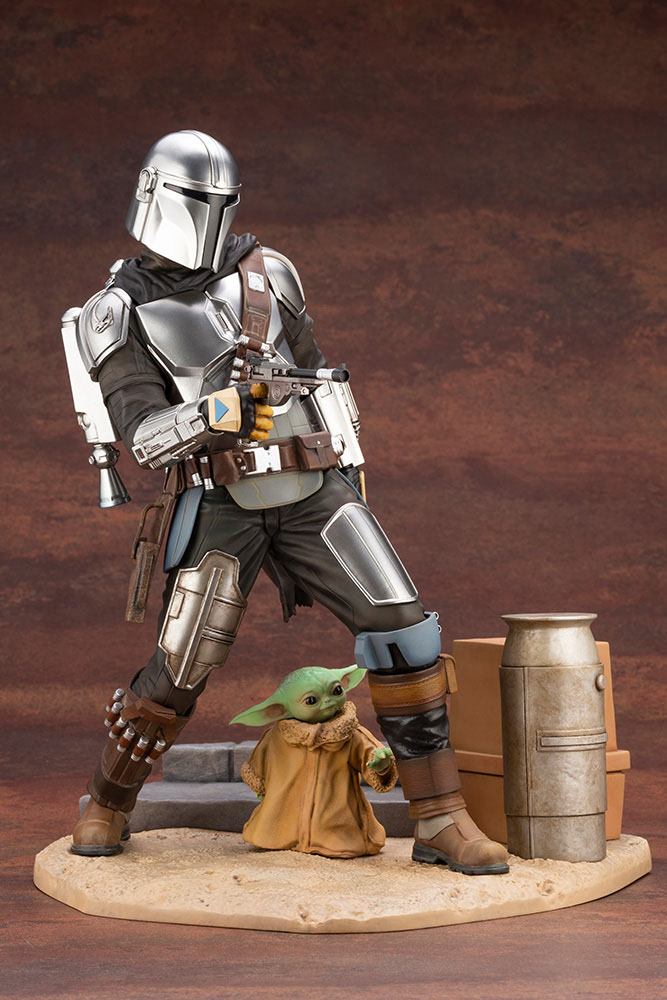Star Wars The Mandalorian ARTFX Statue 1/7 Mandalorian & The Child 26 cm
