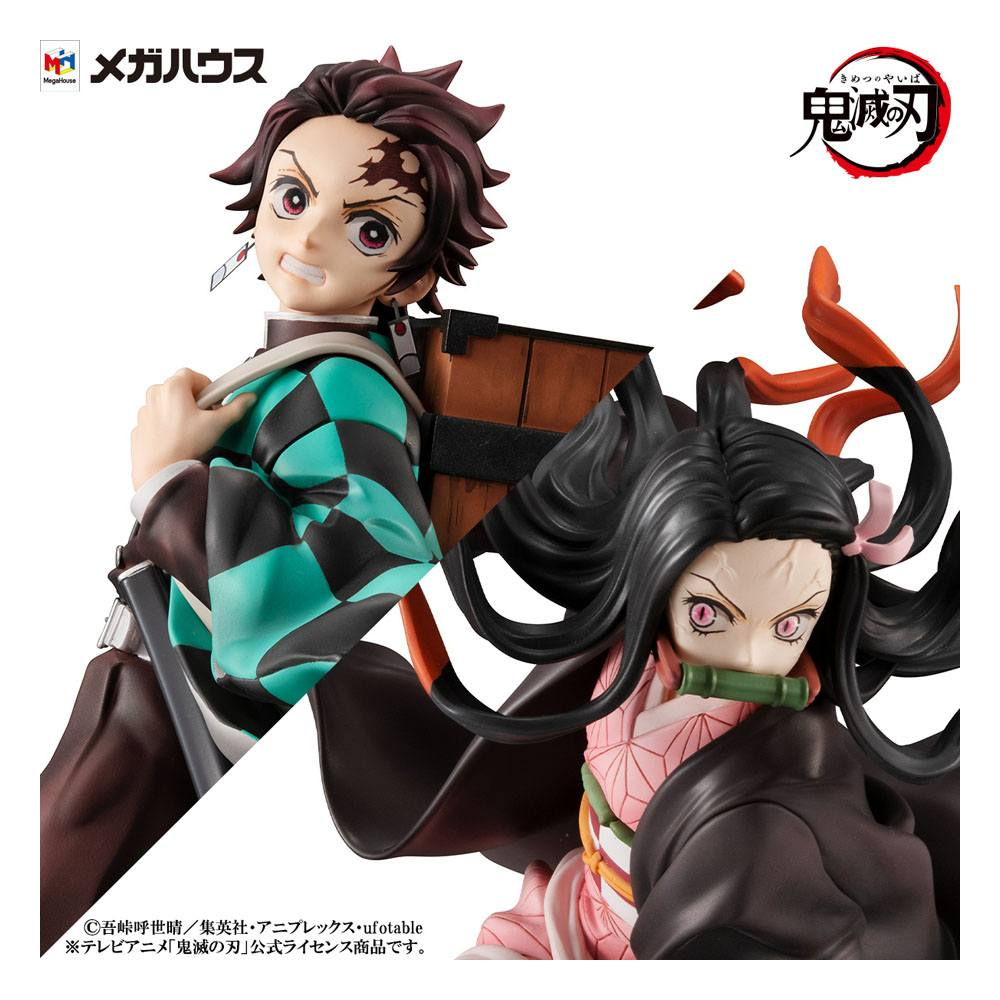 DEMON SLAYER: KIMETSU NO YAIBA Precious G.E.M. Series Statues Kamado Brother & Sister 13 - 17 cm