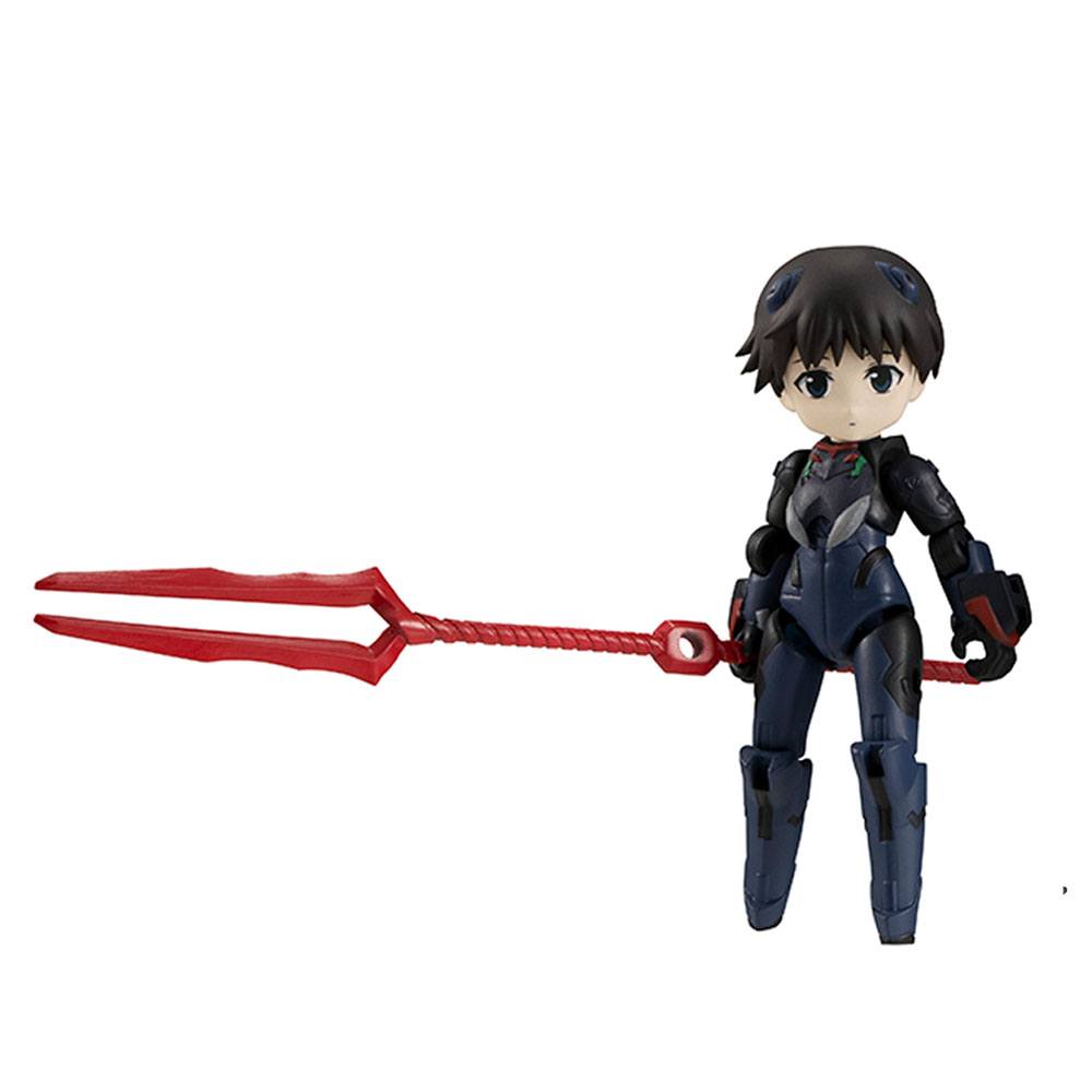 Evangelion Desktop Army Figures Shinji Ikari, Kaworu Nagisa & Evangelion 13 8 - 15 cm