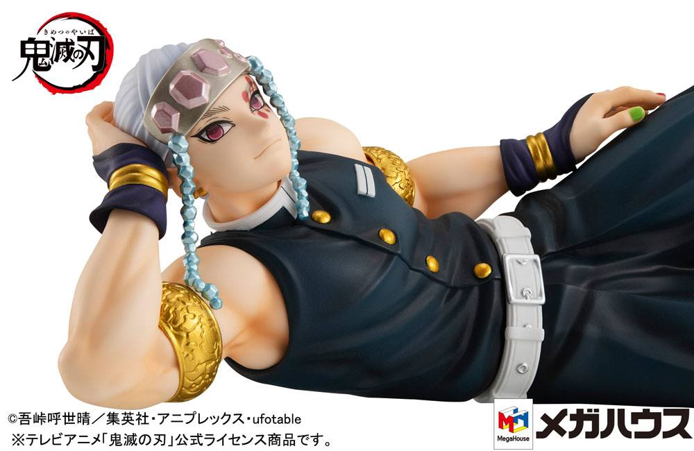 DEMON SLAYER: KIMETSU NO YAIBA G.E.M. PVC Statue Uzui-san Palm Size 19 cm