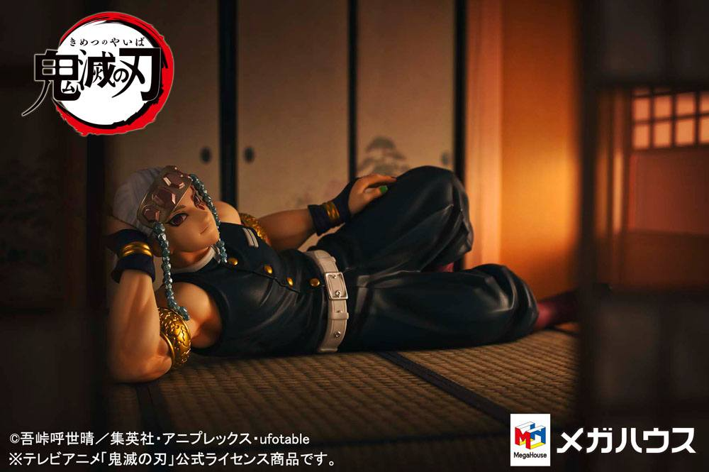 DEMON SLAYER: KIMETSU NO YAIBA G.E.M. PVC Statue Uzui-san Palm Size 19 cm