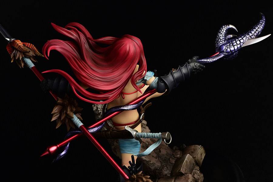 Fairy Tail Statue 1/6 Erza Scarlet the Knight Ver. Another Color Black Armor 31 cm