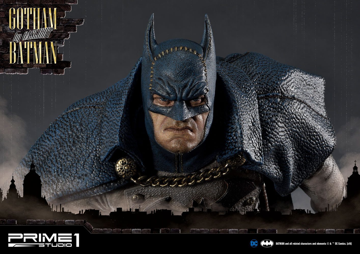 Batman Arkham Origins Statue 1/5 Gotham By Gaslight Batman Blue Version 57 cm