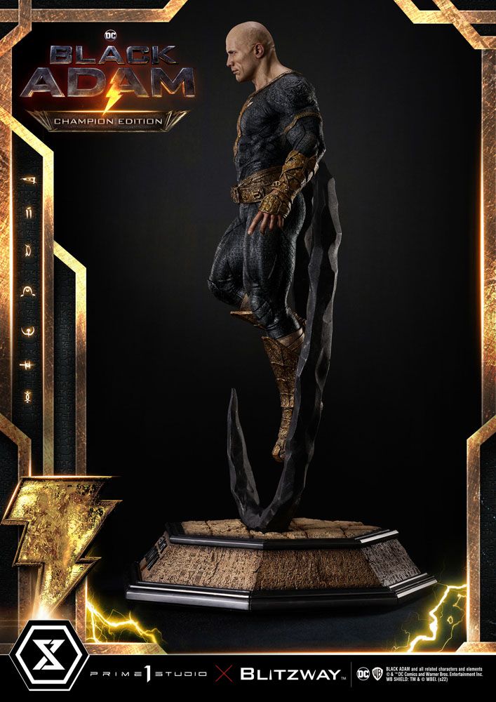 Black Adam Museum Masterline Statue 1/3 Black Adam Champion Edition 96 cm