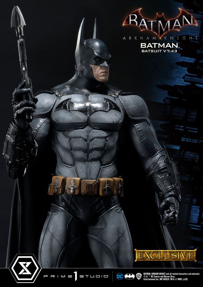Batman Arkham Knight Statues 1/3 Batman Batsuit v7.43 Regular & Exclusive 86 cm Assortment