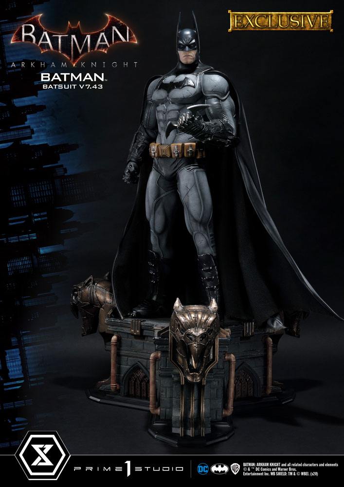 Batman Arkham Knight Statues 1/3 Batman Batsuit v7.43 Regular & Exclusive 86 cm Assortment