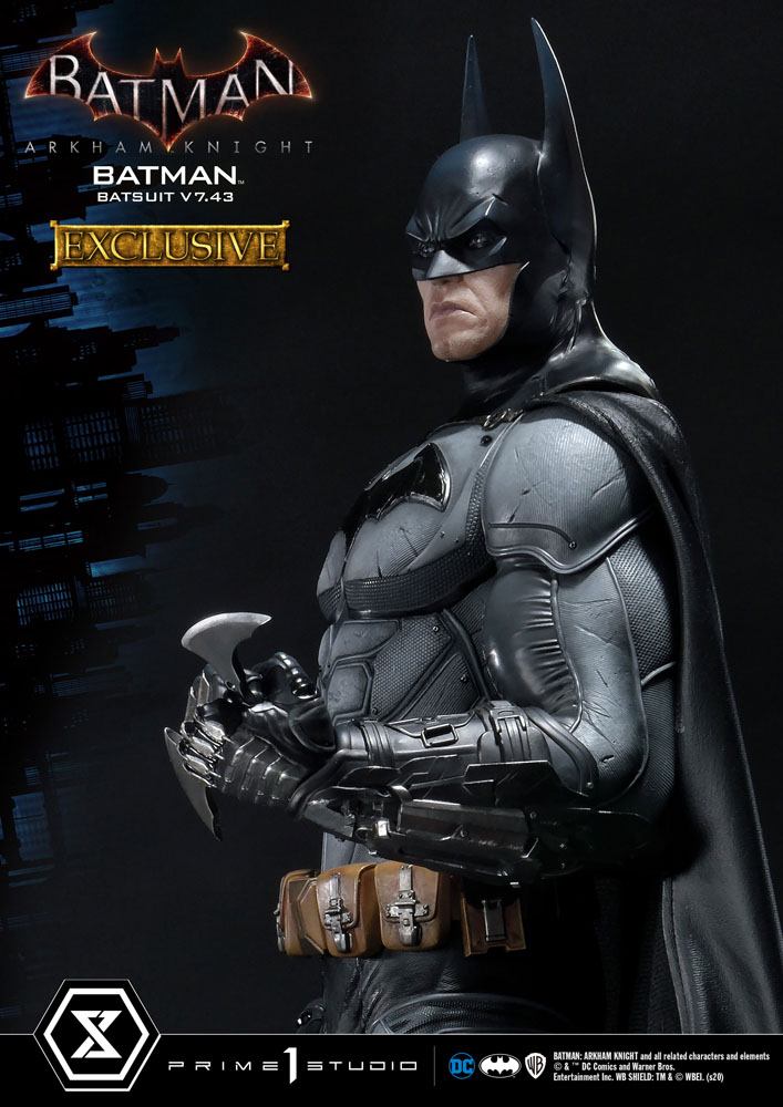 Batman Arkham Knight Statues 1/3 Batman Batsuit v7.43 Regular & Exclusive 86 cm Assortment