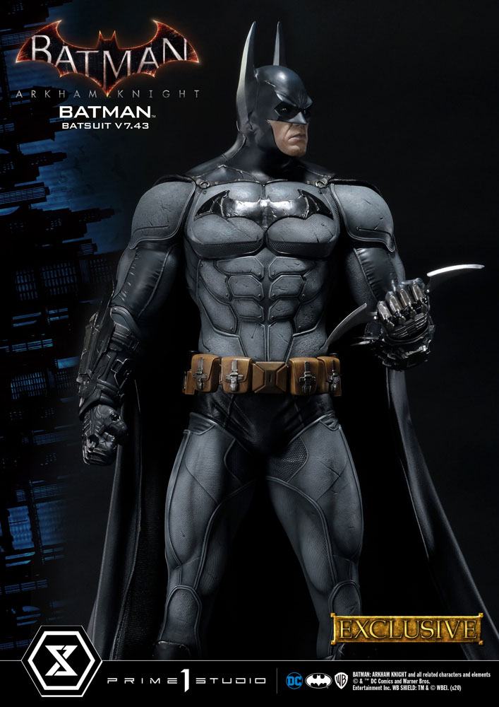 Batman Arkham Knight Statues 1/3 Batman Batsuit v7.43 Regular & Exclusive 86 cm Assortment