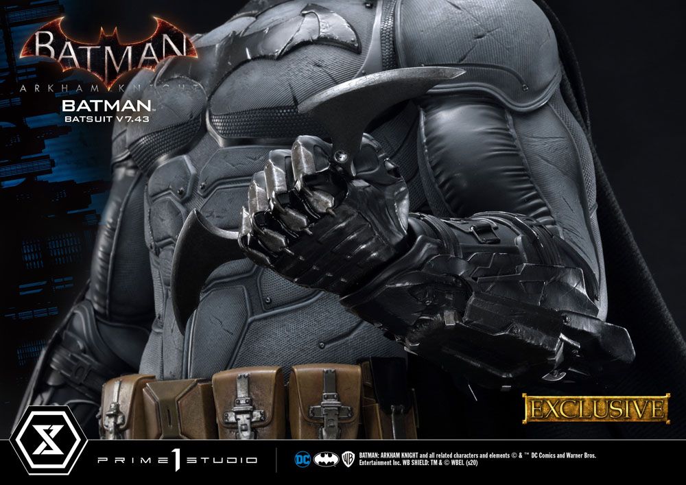 Batman Arkham Knight Statues 1/3 Batman Batsuit v7.43 Regular & Exclusive 86 cm Assortment