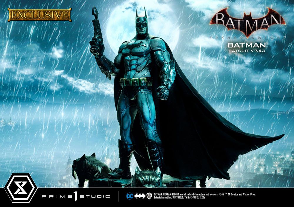 Batman Arkham Knight Statues 1/3 Batman Batsuit v7.43 Regular & Exclusive 86 cm Assortment