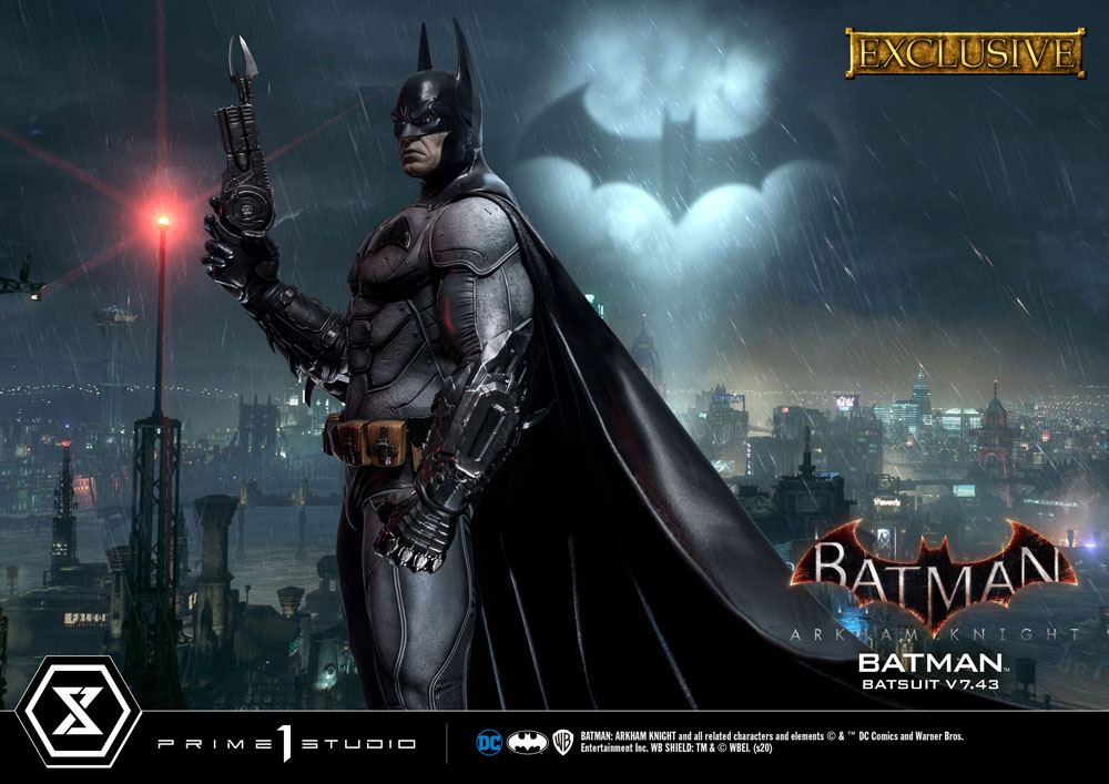 Batman Arkham Knight Statues 1/3 Batman Batsuit v7.43 Regular & Exclusive 86 cm Assortment