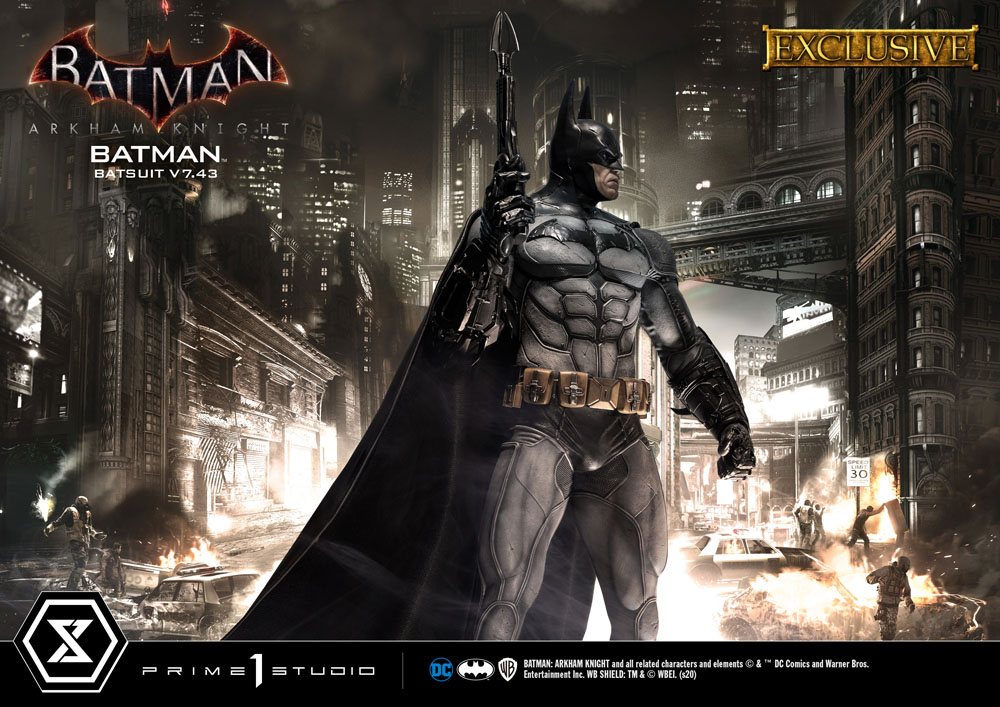 Batman Arkham Knight Statues 1/3 Batman Batsuit v7.43 Regular & Exclusive 86 cm Assortment