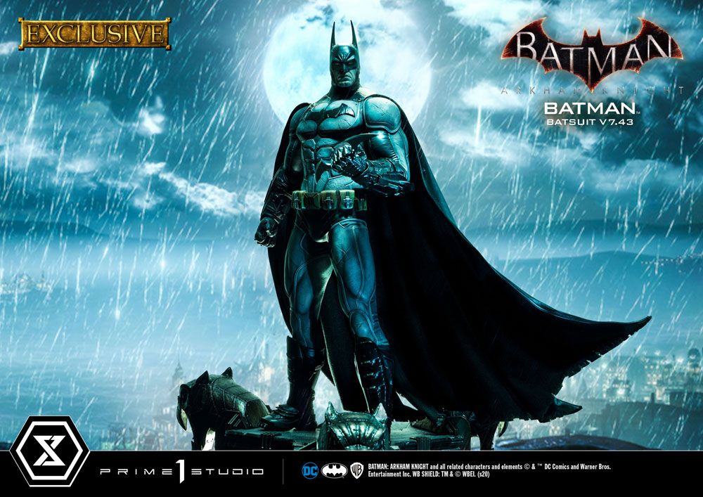Batman Arkham Knight Statues 1/3 Batman Batsuit v7.43 Regular & Exclusive 86 cm Assortment