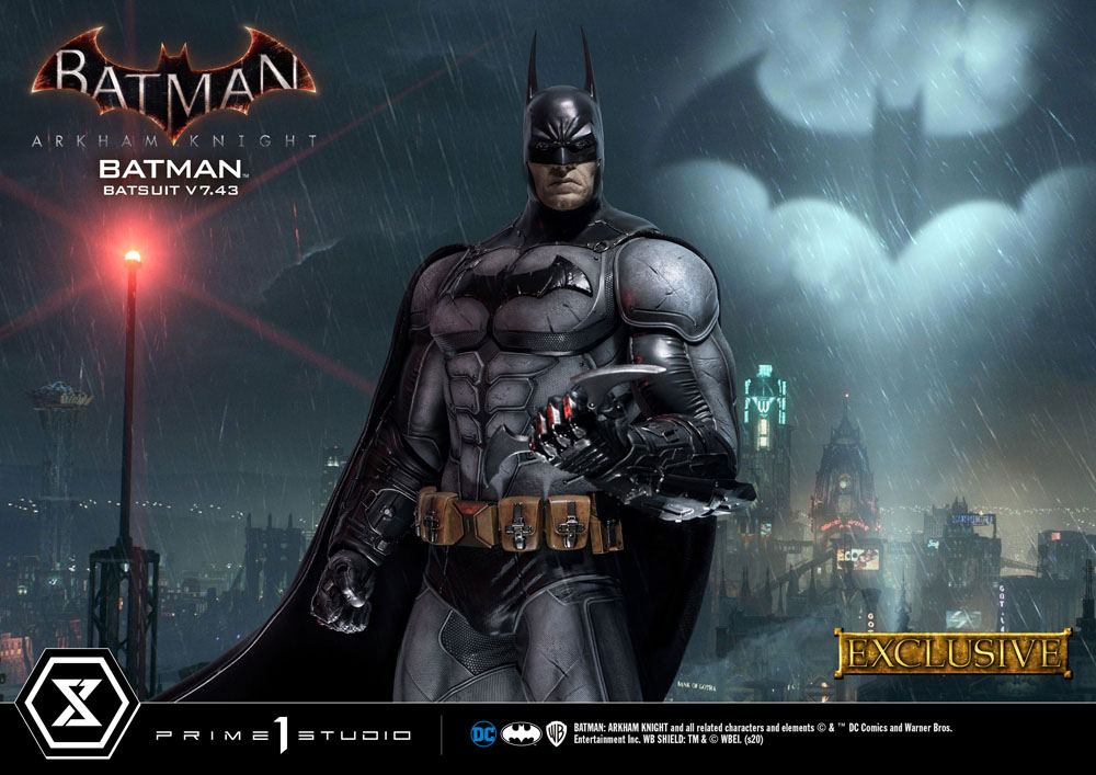 Batman Arkham Knight Statues 1/3 Batman Batsuit v7.43 Regular & Exclusive 86 cm Assortment