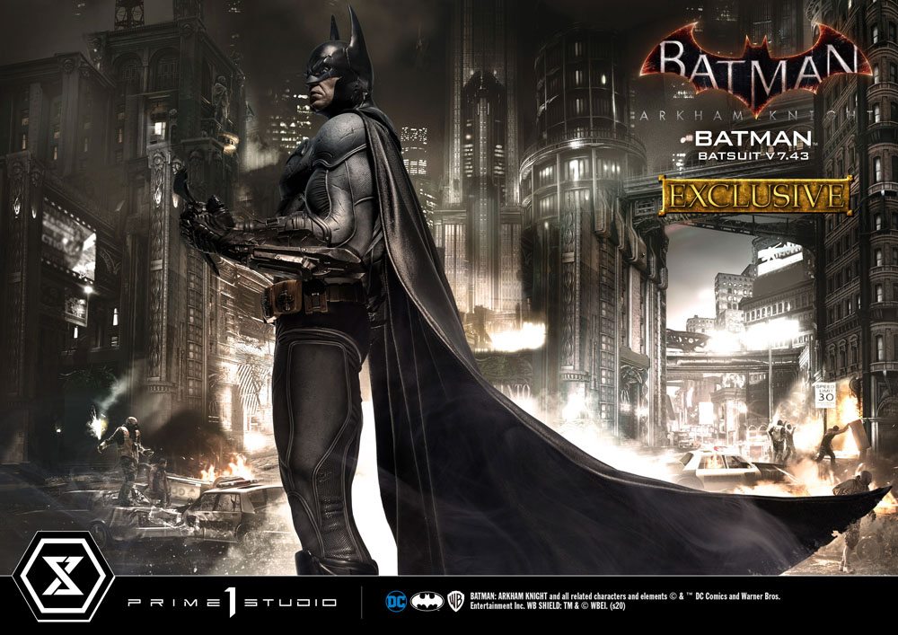 Batman Arkham Knight Statues 1/3 Batman Batsuit v7.43 Regular & Exclusive 86 cm Assortment