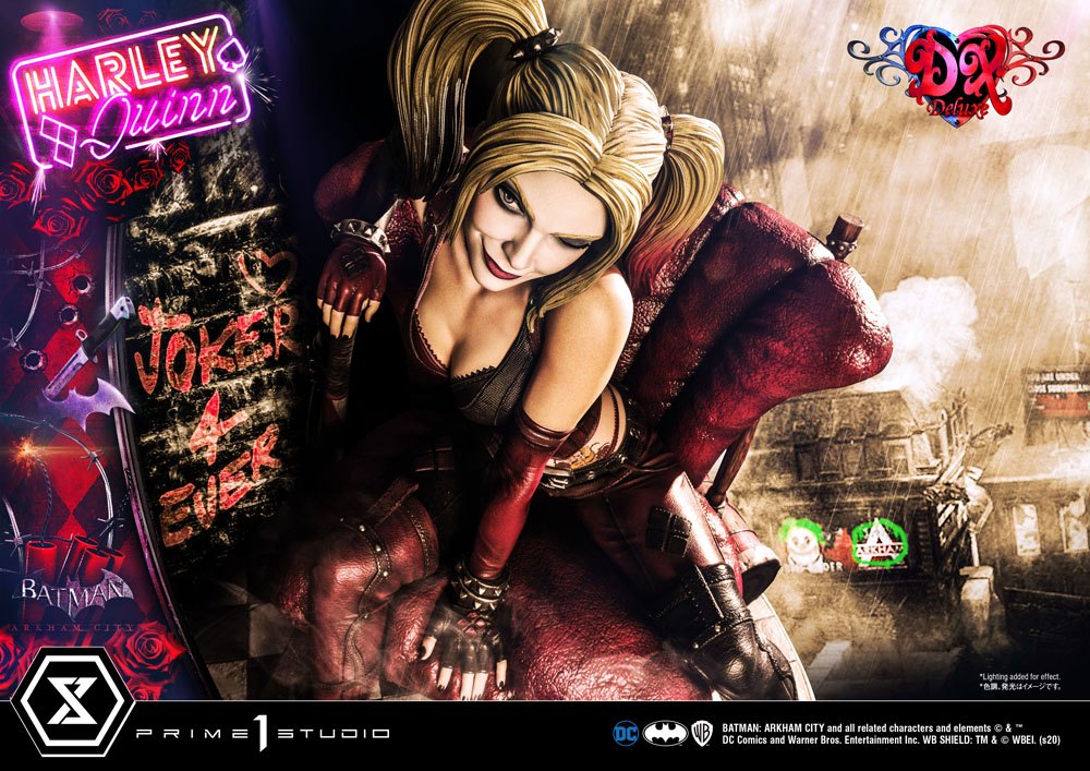 Batman Arkham City Statue 1/3 Harley Quinn Deluxe Bonus Version 58 cm
