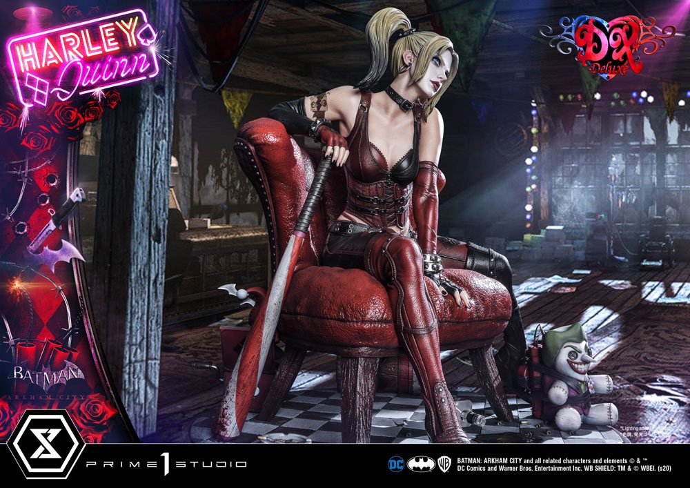 Batman Arkham City Statue 1/3 Harley Quinn Deluxe Bonus Version 58 cm