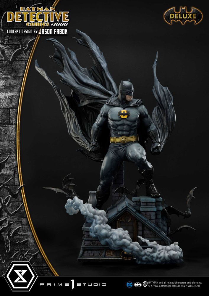 DC Comics Statue Batman Detective Comics #1000 Concept Design by Jason Fabok DX Bonus Ver. 105 cm