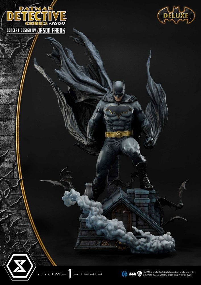 DC Comics Statue Batman Detective Comics #1000 Concept Design by Jason Fabok DX Bonus Ver. 105 cm