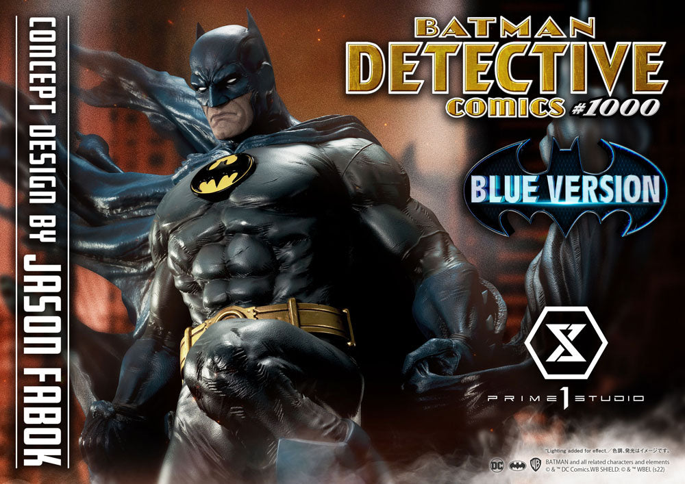 DC Comics Statue Batman Detective Comics #1000 Concept Design by Jason Fabok Blue Version 105 cm