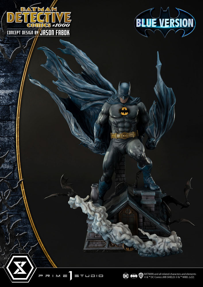 DC Comics Statue Batman Detective Comics #1000 Concept Design by Jason Fabok Blue Version 105 cm
