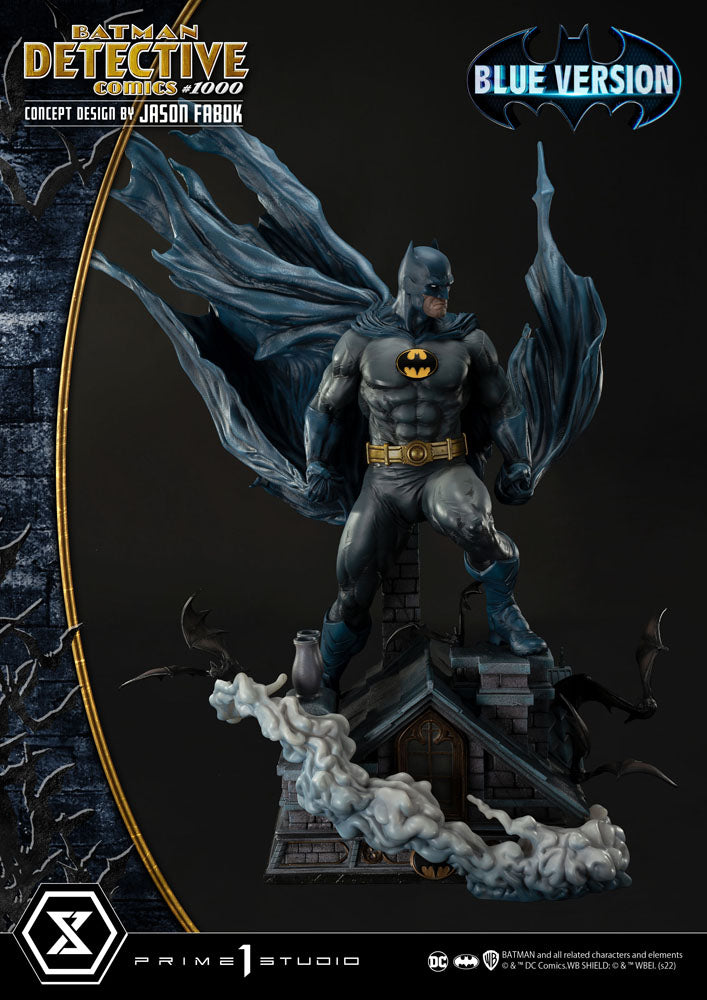 DC Comics Statue Batman Detective Comics #1000 Concept Design by Jason Fabok Blue Version 105 cm