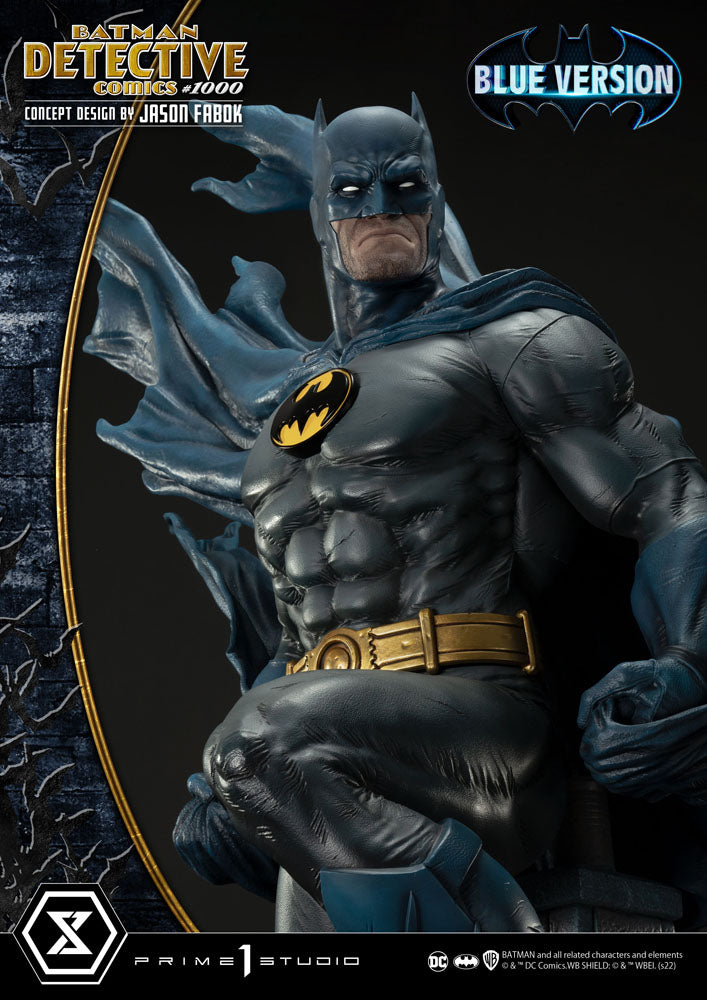 DC Comics Statue Batman Detective Comics #1000 Concept Design by Jason Fabok Blue Version 105 cm