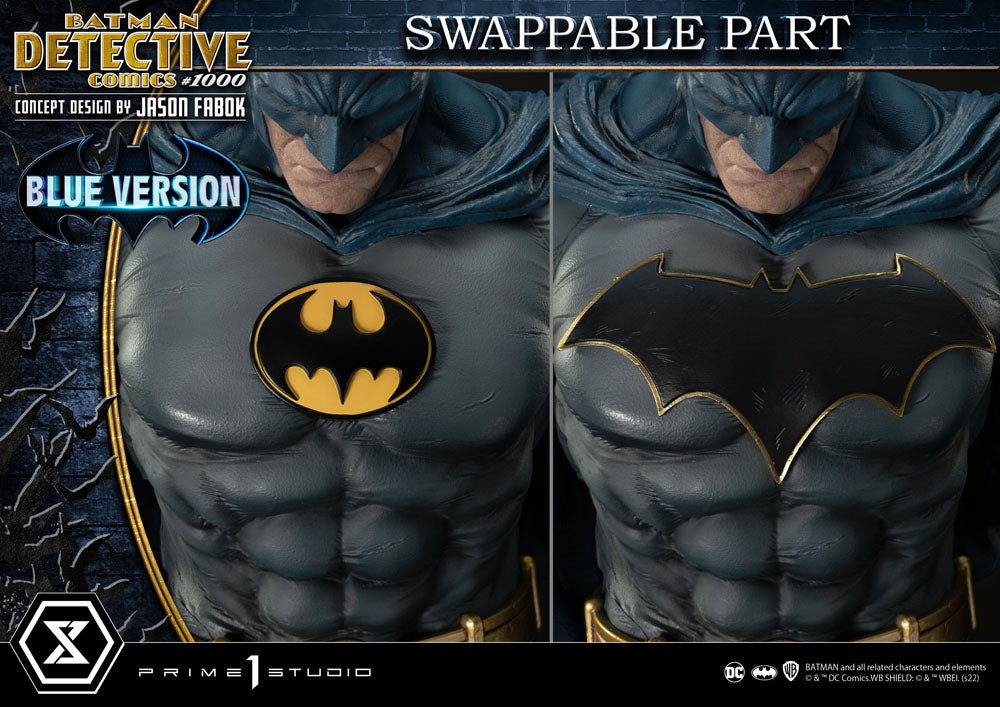 DC Comics Statue Batman Detective Comics #1000 Concept Design by Jason Fabok Blue Version 105 cm