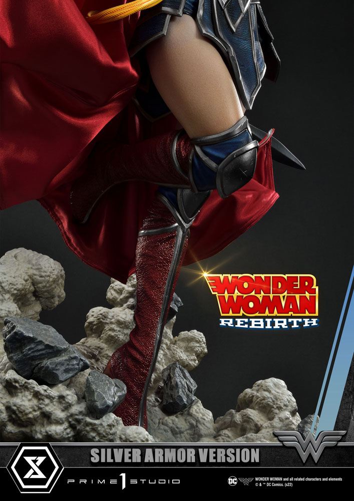 DC Comics Statue 1/3 Wonder Woman Rebirth Silver Armor Version 75 cm