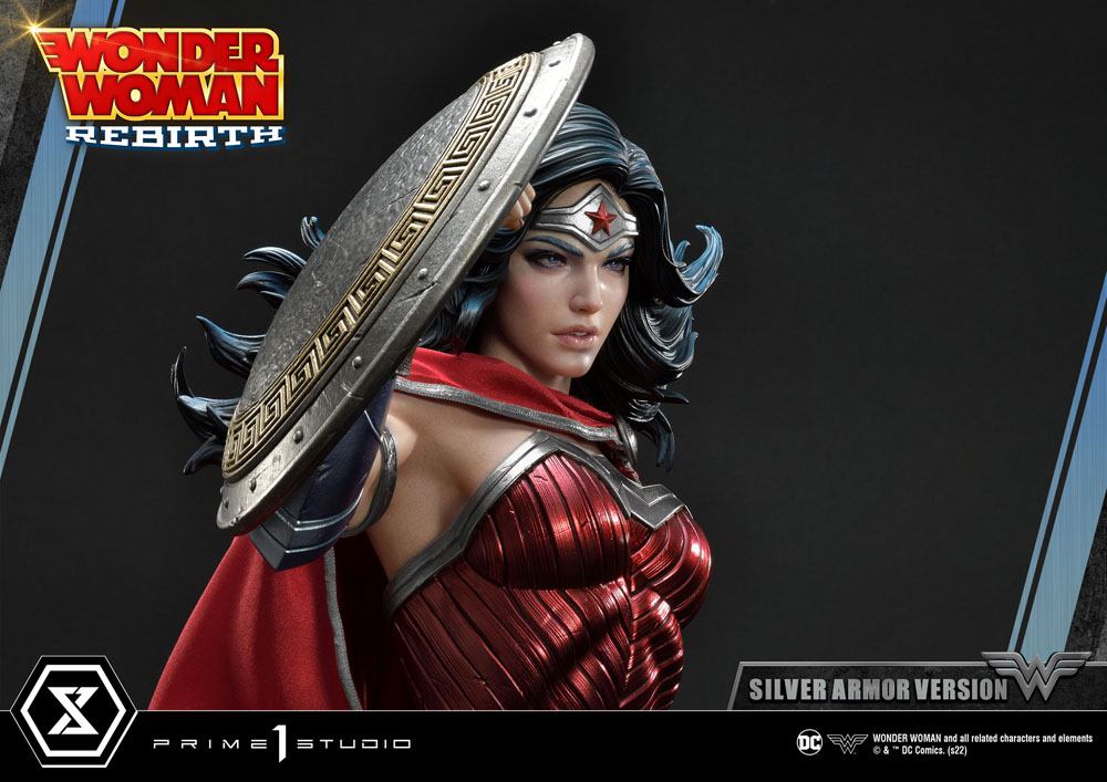 DC Comics Statue 1/3 Wonder Woman Rebirth Silver Armor Version 75 cm