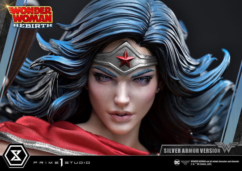 DC Comics Statue 1/3 Wonder Woman Rebirth Silver Armor Version 75 cm