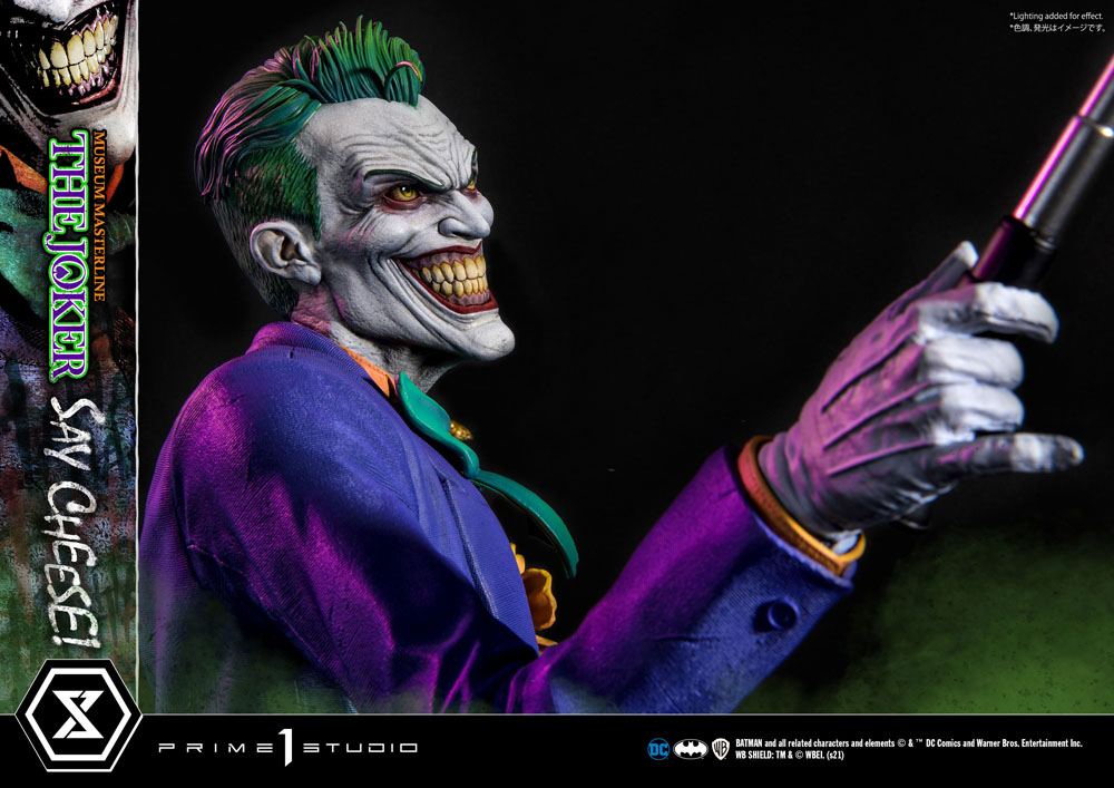DC Comics Statue 1/3 The Joker Say Cheese 99 cm