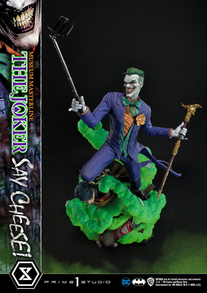 DC Comics Statue 1/3 The Joker Say Cheese 99 cm