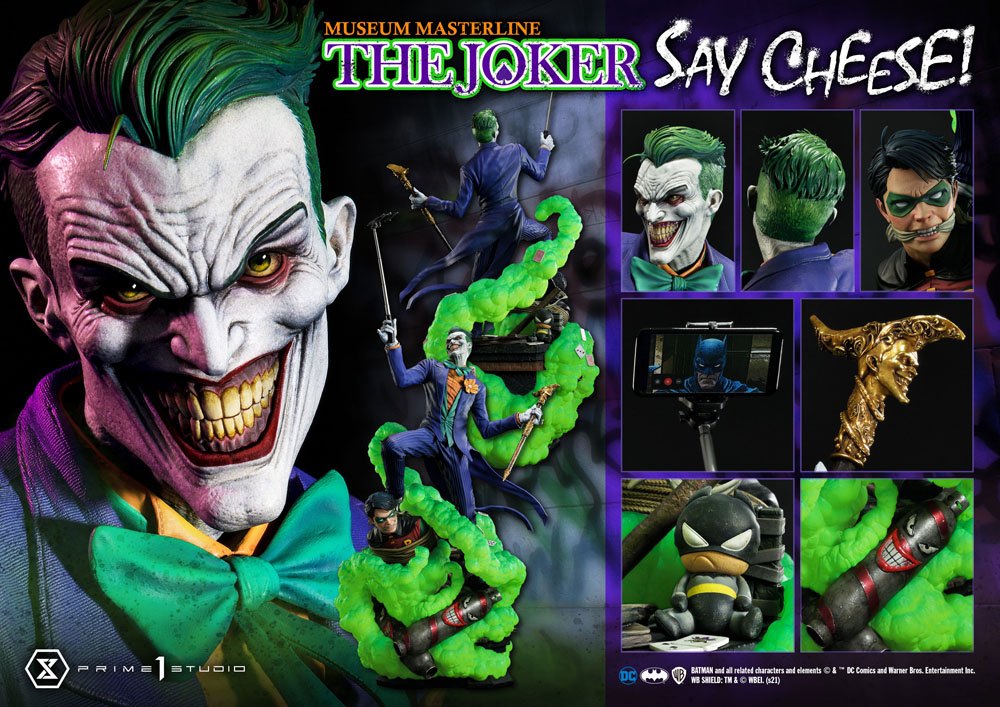 DC Comics Statue 1/3 The Joker Say Cheese 99 cm