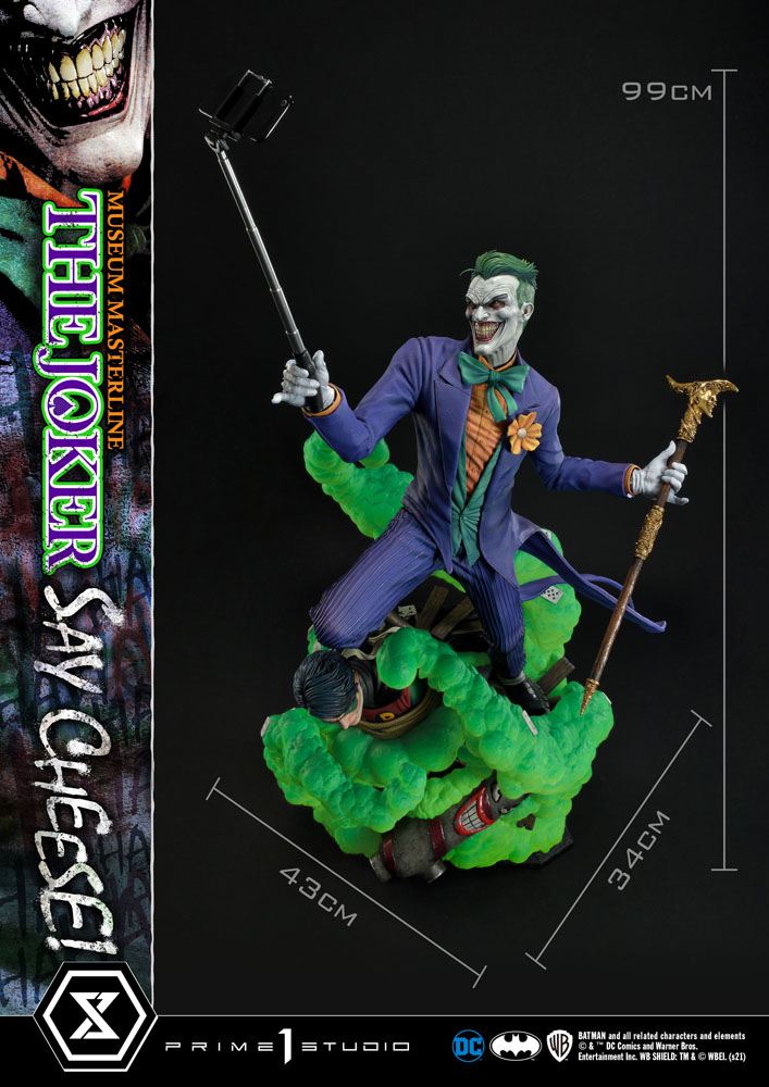 DC Comics Statue 1/3 The Joker Say Cheese 99 cm