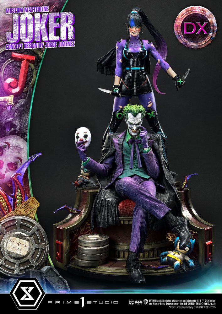 DC Comics Statue 1/3 The Joker Deluxe Bonus Version Concept Design by Jorge Jimenez 53 cm