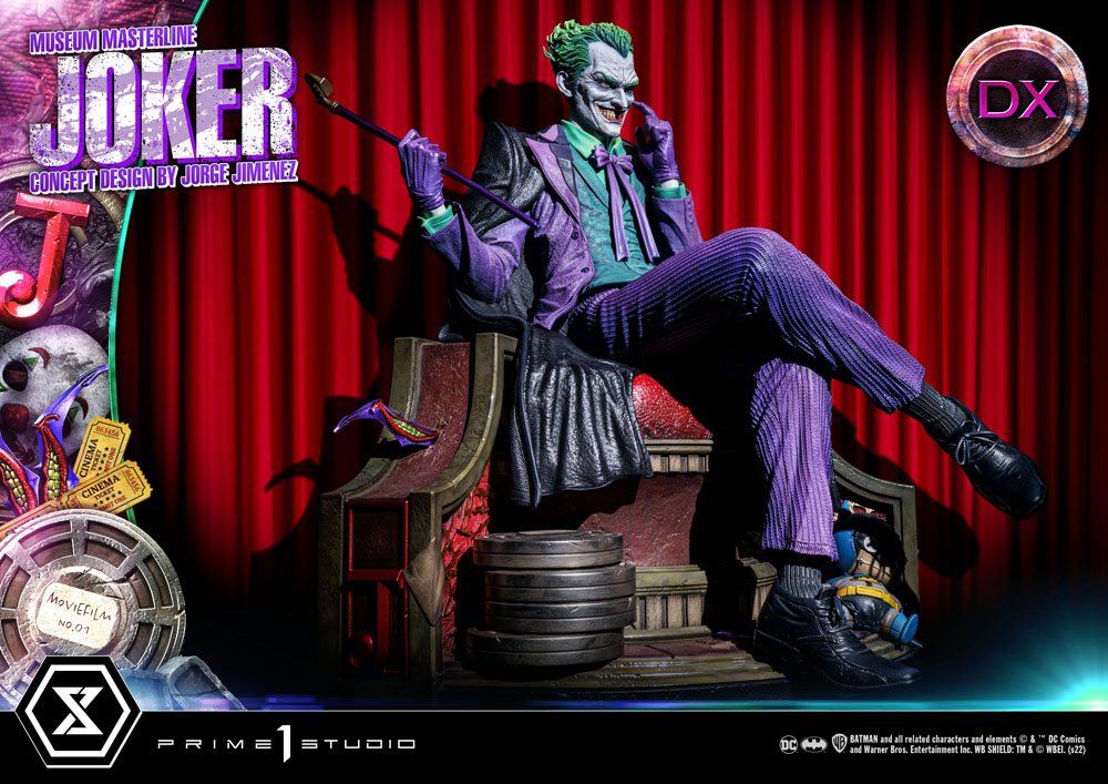 DC Comics Statue 1/3 The Joker Deluxe Bonus Version Concept Design by Jorge Jimenez 53 cm