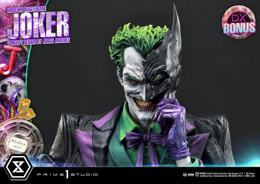 DC Comics Statue 1/3 The Joker Deluxe Bonus Version Concept Design by Jorge Jimenez 53 cm