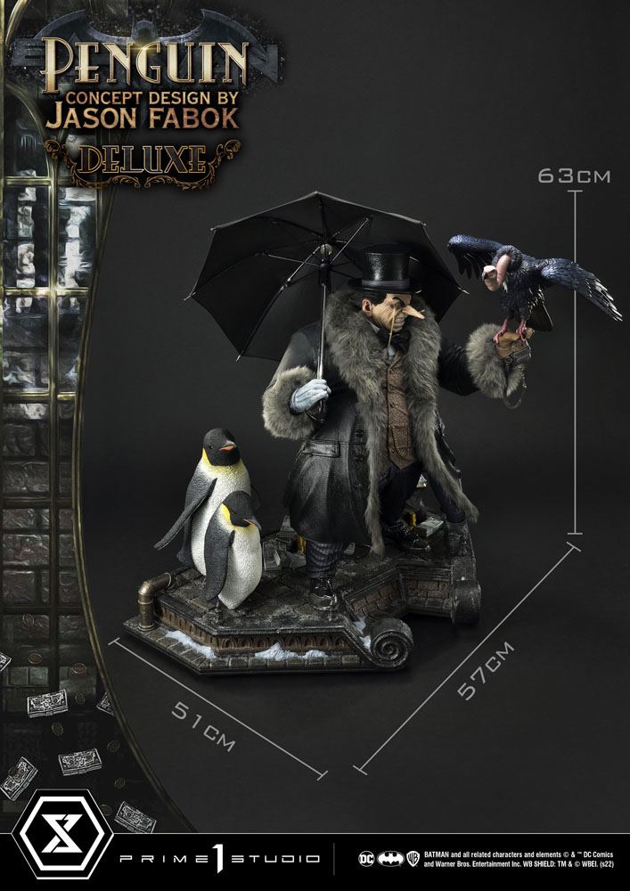 DC Comics Museum Masterline Statue 1/3 Penguin (Concept Design By Jason Fabok) Deluxe Bonus Version 63 cm