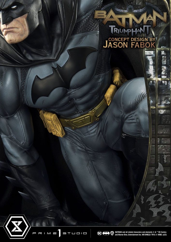 DC Comics Museum Masterline Statue 1/3 Batman Triumphant (Concept Design By Jason Fabok) Bonus Version 119 cm