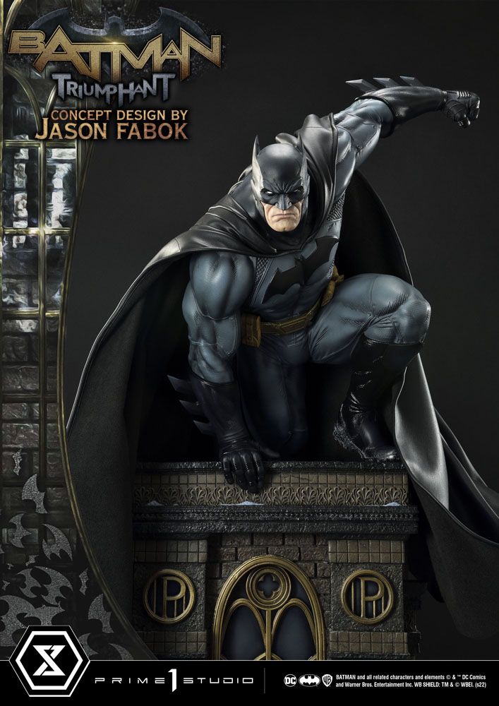DC Comics Museum Masterline Statue 1/3 Batman Triumphant (Concept Design By Jason Fabok) Bonus Version 119 cm
